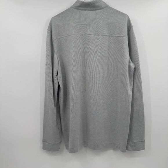 Columbia Golf 1/4 Quarter Zip Pullover Mens Large Gray Long Sleeve Performance - Picture 4 of 8